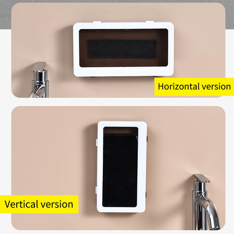 Telefoonhouder horizontaal en verticaal gemonteerd