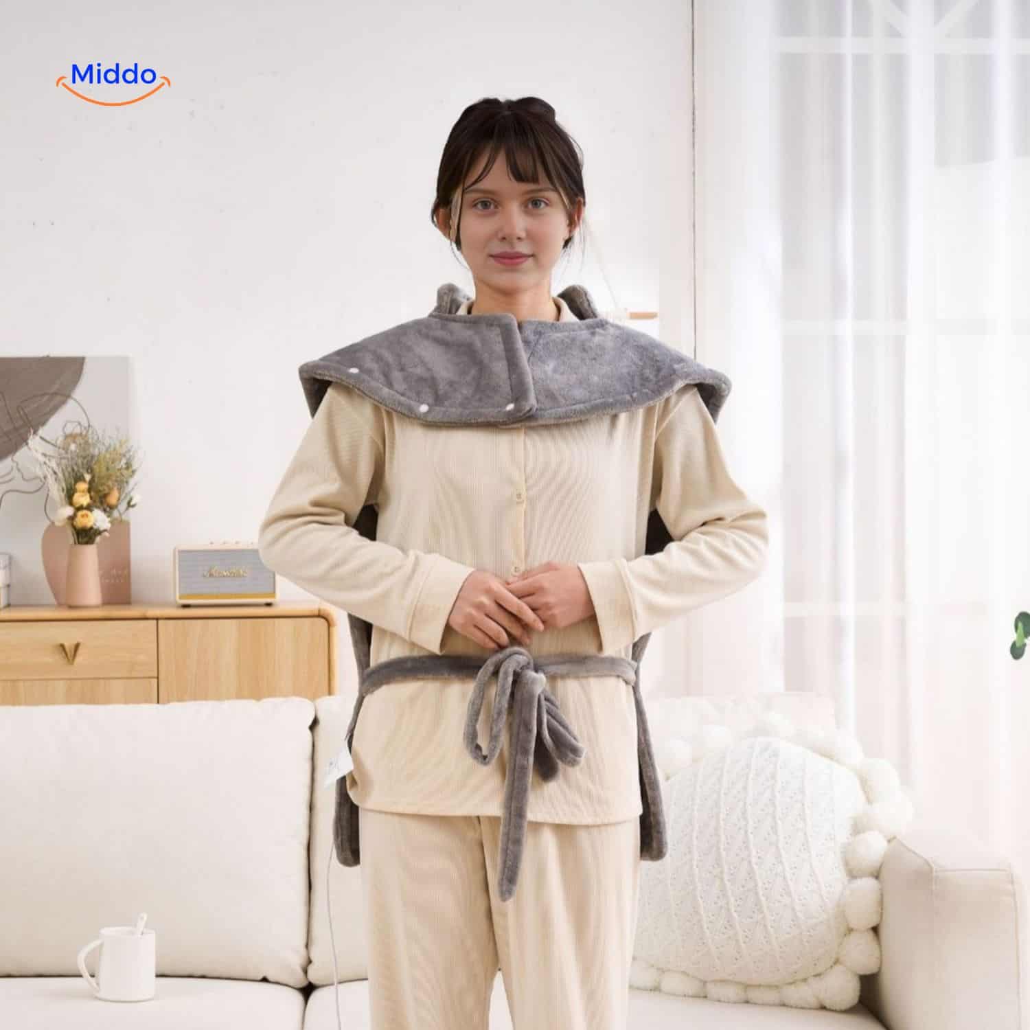 thermo relax verwarmingskussen comfortabel draagbaar www.middo.nl