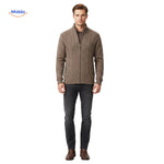 thermoknit vest heren volledige bodyshot bruin www.middo.nl