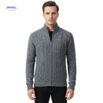 thermoknit vest heren volledige vooraanzicht donkergrijs www.middo.nl