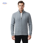 thermoknit vest heren volledige vooraanzicht grijs www.middo.nl