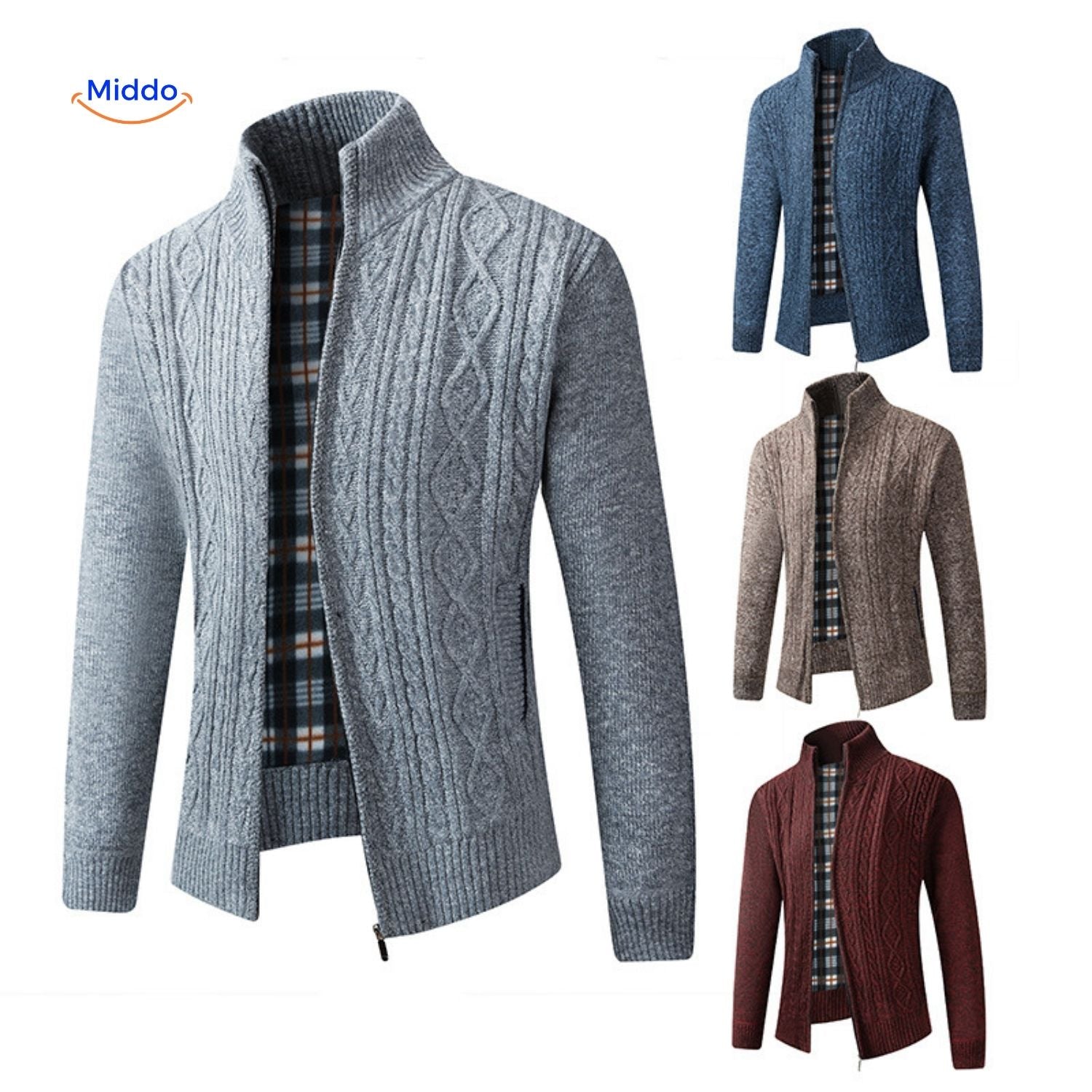 thermoknit vest meerdere kleuren overzicht heren www.middo.nl