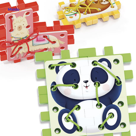 threadart builder creatieve puzzel educatief spel middo