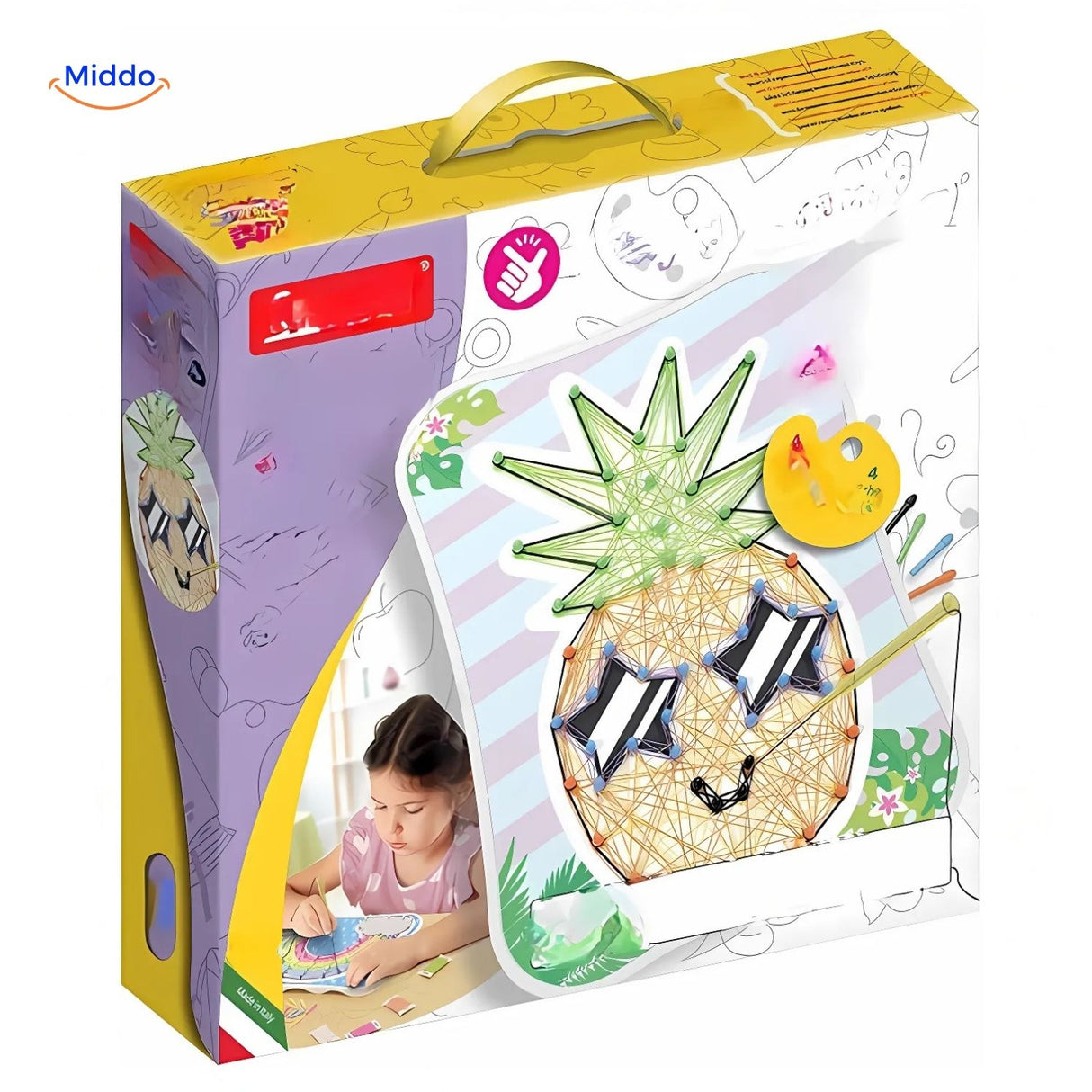 threadart leuk builder draad puzzel creatief educatief middo