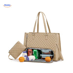 totezia tas beige lunchtas met koelvak en etui www.middo.nl
