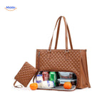 totezia tas bruine koeltas handtas met ruime compartimenten www.middo.nl