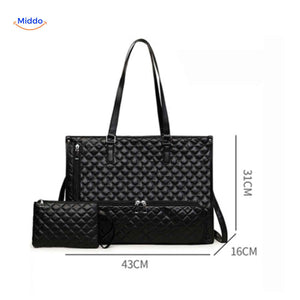 totezia tas zwart afmetingen 43x31x16 cm met etui www.middo.nl