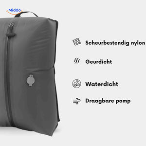 vacubag tas duurzame scheurvrije geurdichte waterdichte reistas www.middo.nl