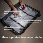 vacubag tas sterke lekbestendige nylon compressie reistas www.middo.nl