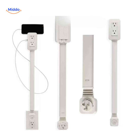 voltiflex stopcontact ultradunne wandcontactdoos met usb a usb c www.middo.nl