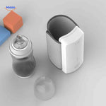 warmiboo flesverwarmer bovenaanzicht met babyfles www.middo.nl
