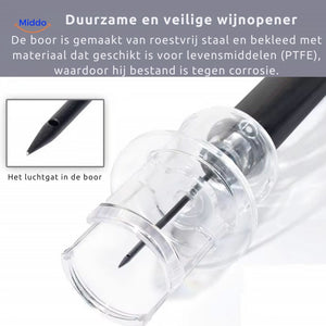wineease transparante afdekking met schuilring voor extra veiligheid