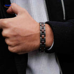 woodforge armband houten herenarmband om de pols www.middo.nl