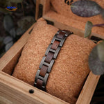 woodforge armband houten schakelarmband in houten doosje www.middo.nl