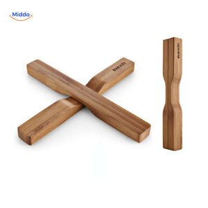 woodinex onderzetter bamboe onderzetter met natuurlijk uiterlijk voor gezellige tafelsetting www.middo.nl