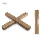 woodinex onderzetter eikenhouten kruisvormige onderzetter met modern uiterlijk www.middo.nl