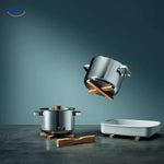 woodinex onderzetter hittebestendige houten pannenonderzetter voor stijlvolle tafelsetting www.middo.nl