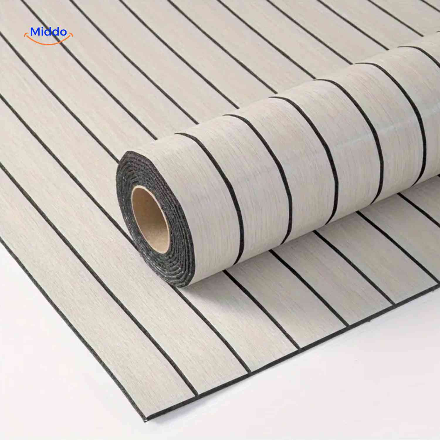 woodline wandpanelen lichtgrijs lamellen behang www.middo.nl