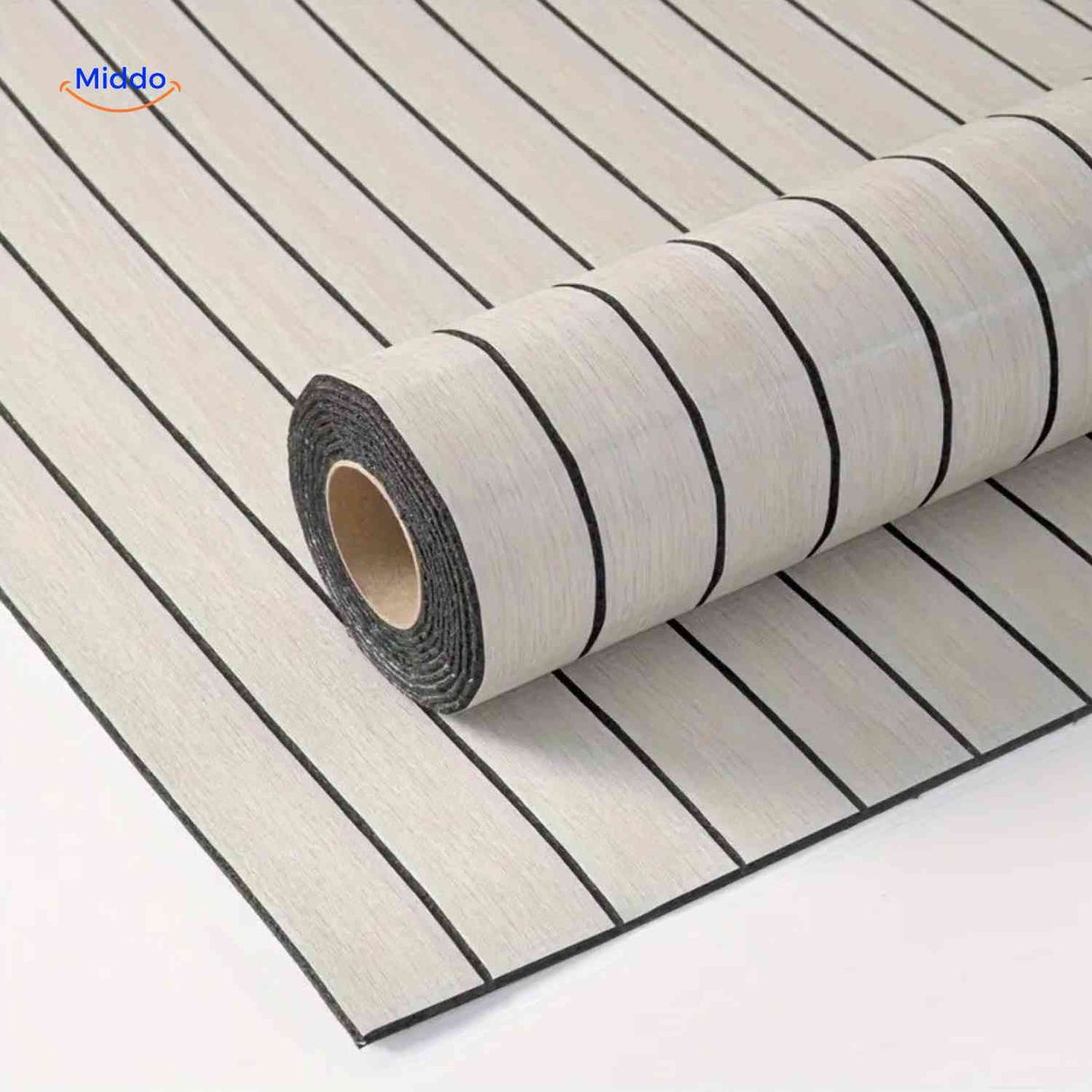 woodline wandpanelen lichtgrijs lamellen behang www.middo.nl