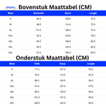 zippora set bovenstuk en onderstuk maattabel met cm maten www.middo.nl