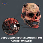 zombiora masker met holle ogen griezelmasker halloween horror www.middo.nl