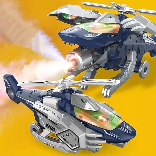 Transforming Dinosaur Helicopter Toy