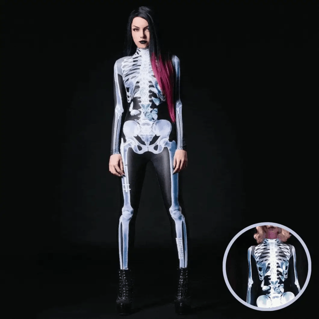 3D Skeletoutfit voor een super griezelig Halloween!
